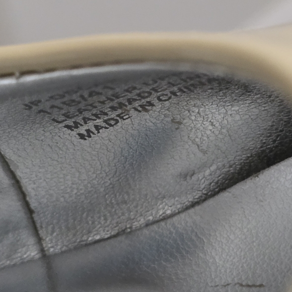 Jessica Simpson Nude Patent Leather Heels Pumps Size 11 - Picture 12 of 13